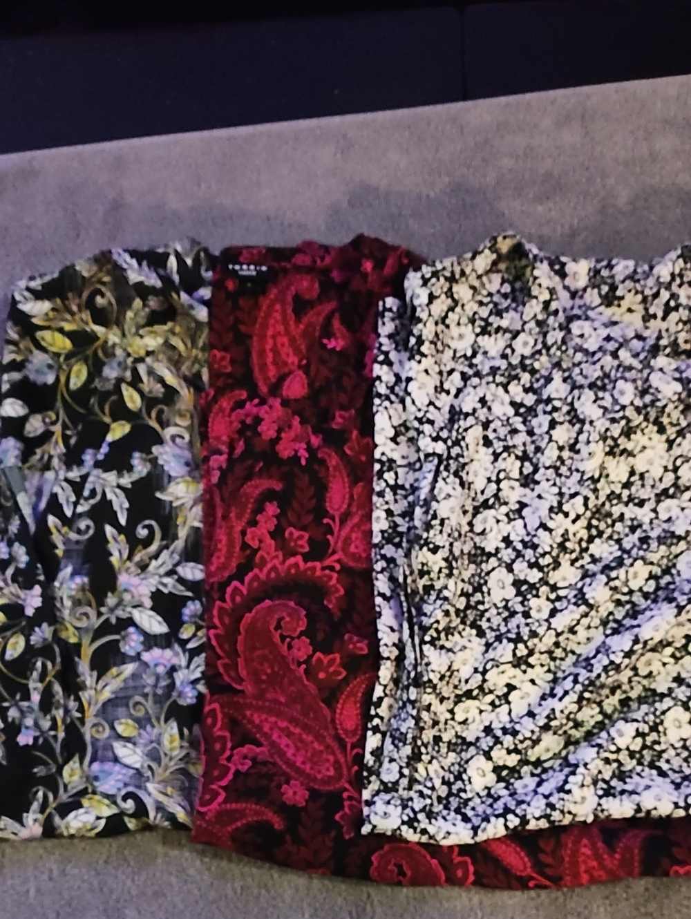 Torrid Floral Harper Top in Black, Pink, Yellow, Blue